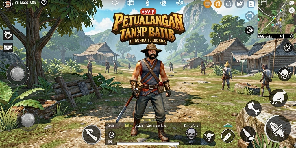 Tampilan gameplay mendebarkan di dunia terbuka 6SVIP.