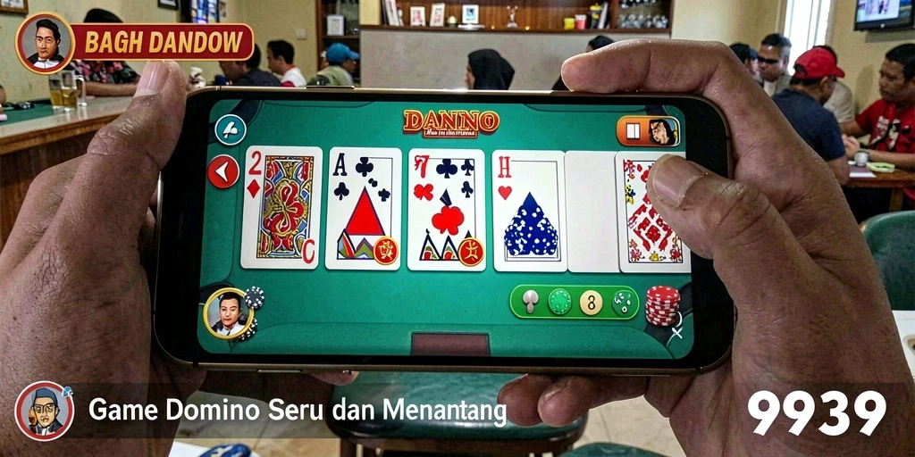 Screenshot gameplay yang menunjukkan serunya bermain Domino.