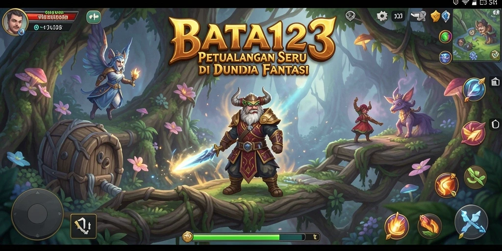 Screenshot gameplay BATA123 menampilkan karakter dalam misi petualangan.