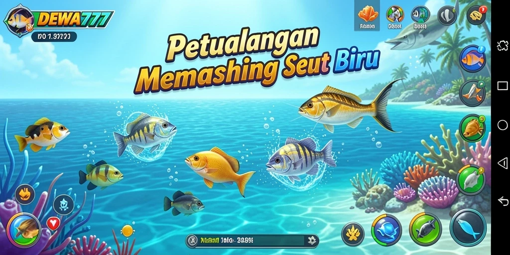 Gameplay memancing yang menantang dan menyenangkan di DEWA777.