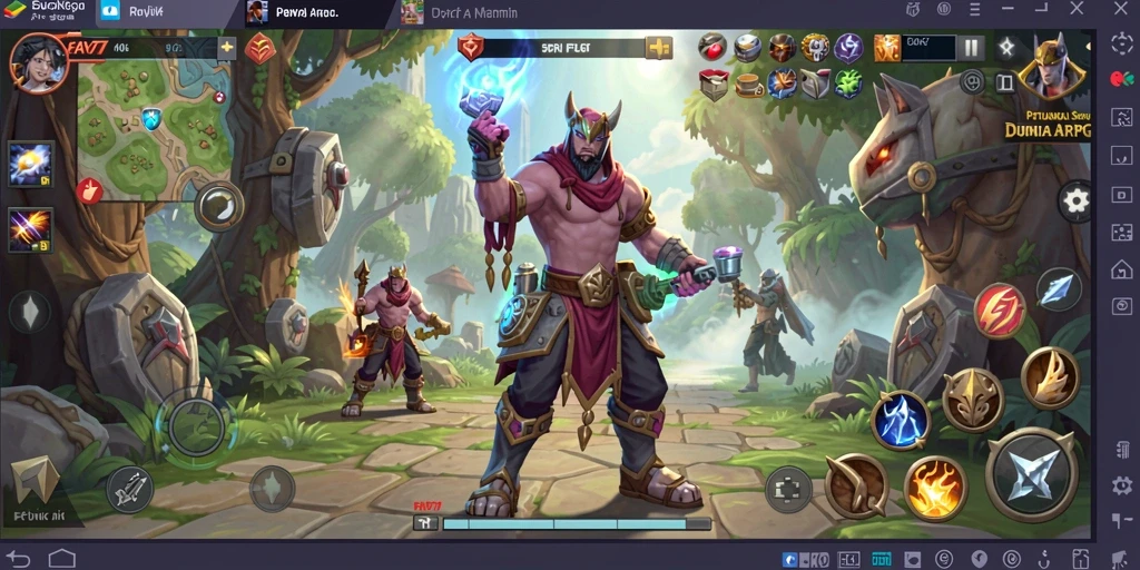 Gameplay menegangkan dengan pertarungan seru di FAV77.