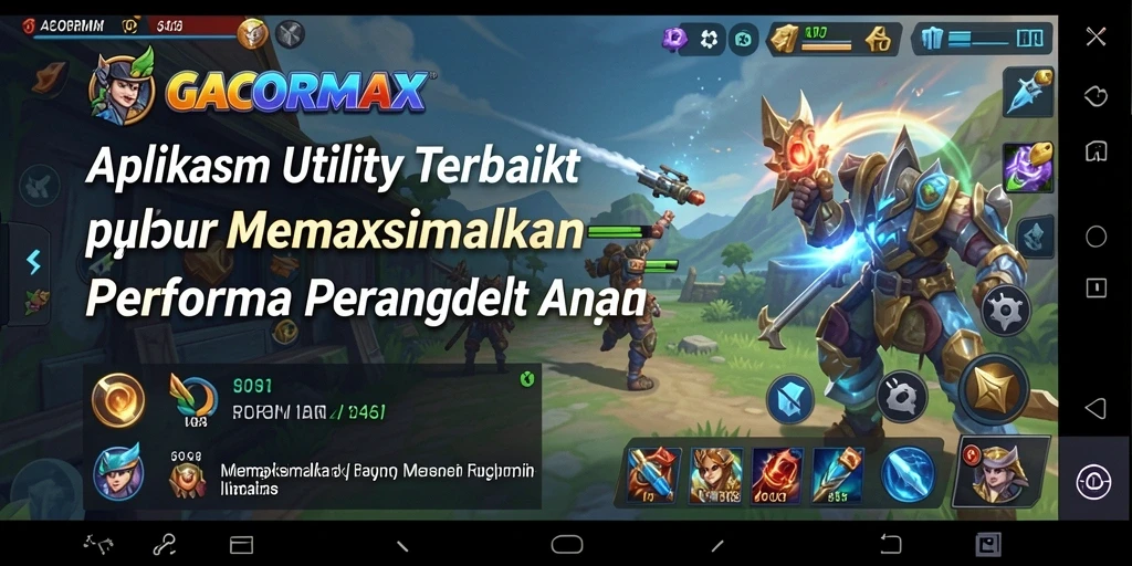 Tampilan antarmuka GACORMAX yang ramah pengguna dan fungsional.