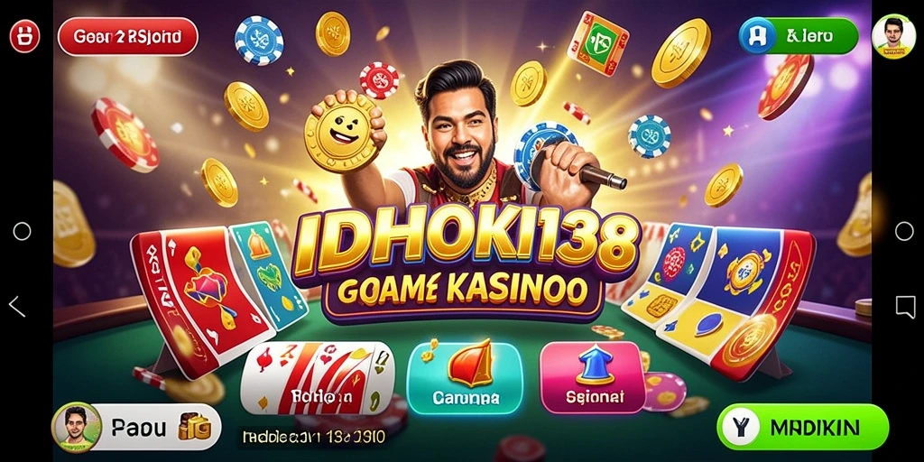 Tampilan gameplay seru di IDRHOKI138 dengan pilihan permainan Kasino.
