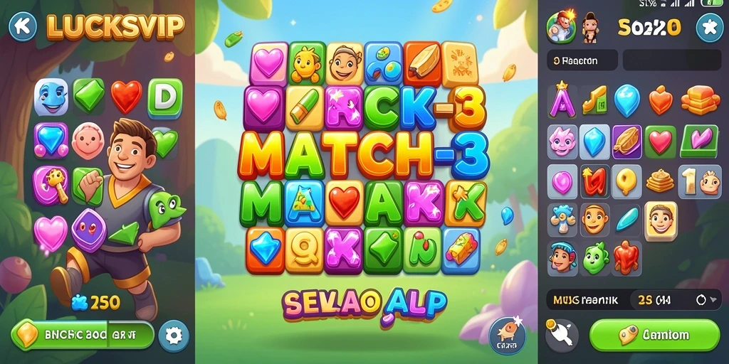 Tampilan gameplay LUCKSVIP yang memukau dan penuh warna.
