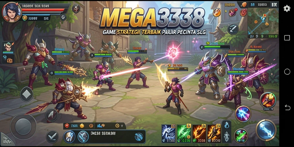 Tampilan gameplay MEGA338 yang menarik dan strategis.