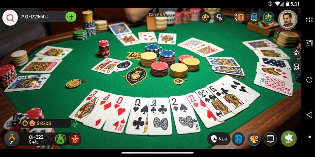 Gameplay seru Gaple di OH222 dengan tampilan grafis yang menarik.