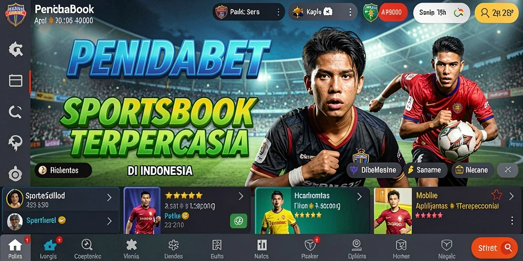 Tampilan utama gameplay aplikasi Sportsbook PENIDABET.