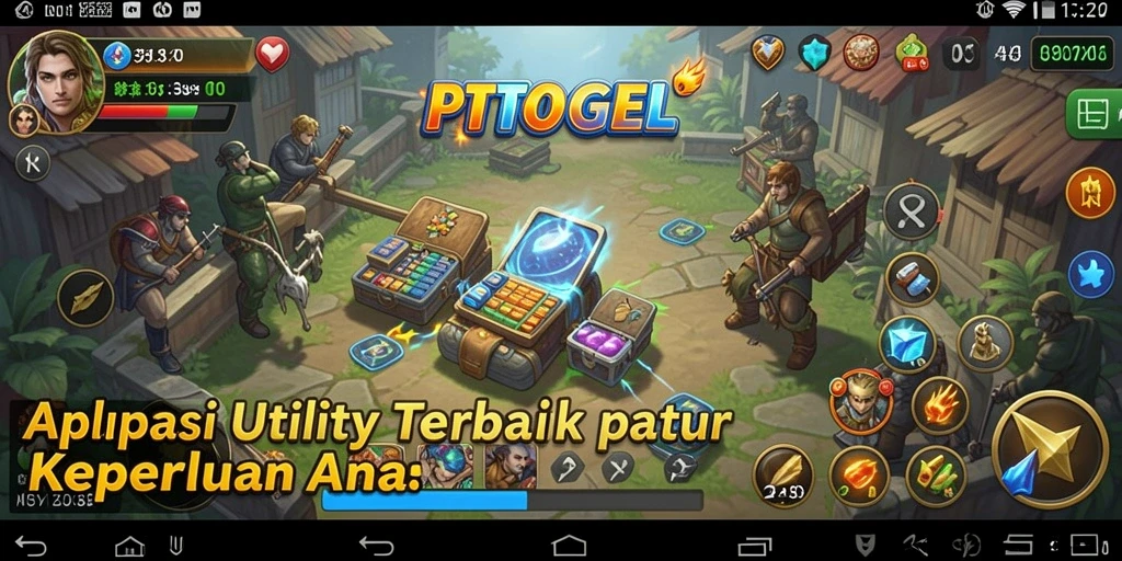 Tampilan utama antarmuka PTTOGEL dengan fitur penggunaan yang intuitif.