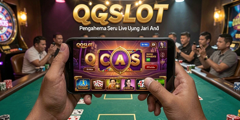 Tampilan gameplay Live Casino yang mengasyikkan di QQSLOT.