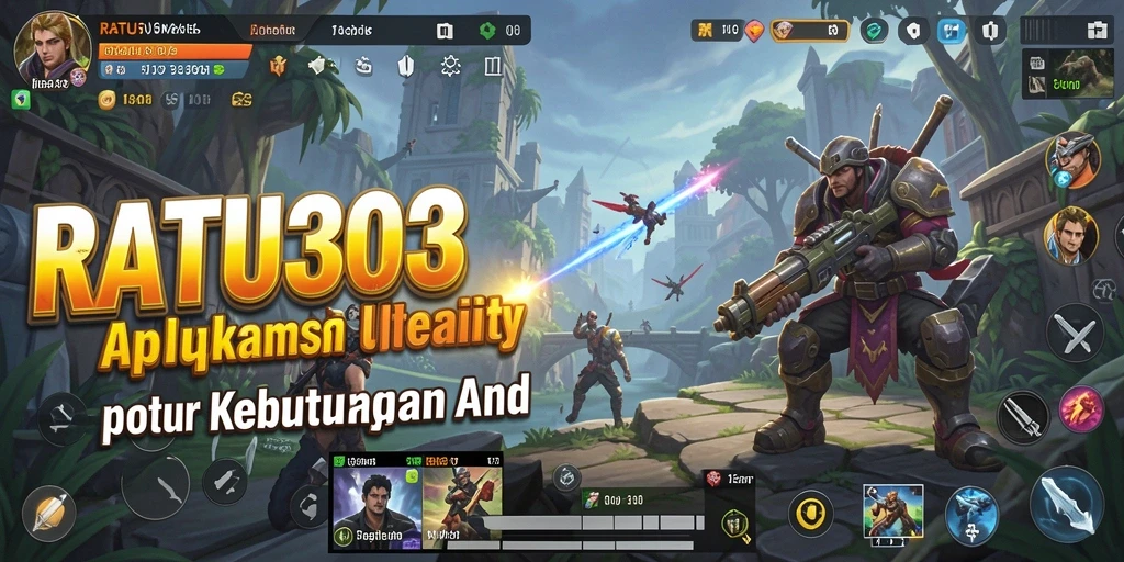 Tampilan antarmuka pengguna RATU303 yang menarik dan intuitif.