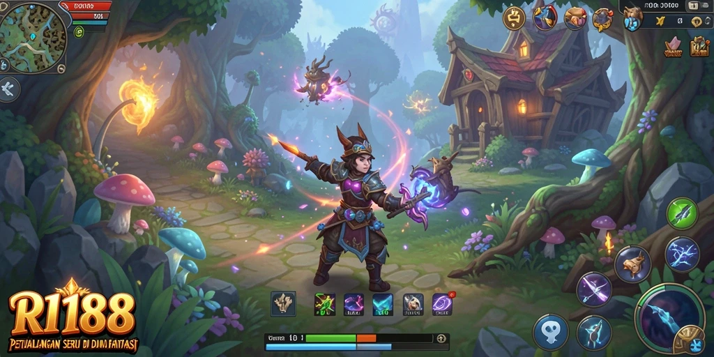 Tangkapan layar gameplay seru RI188 yang menunjukkan aksi petualangan menakjubkan.