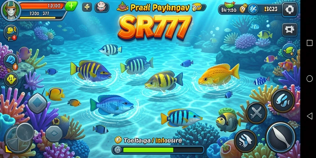 Tampilan gameplay menarik dari SR777 dalam Tembak Ikan.