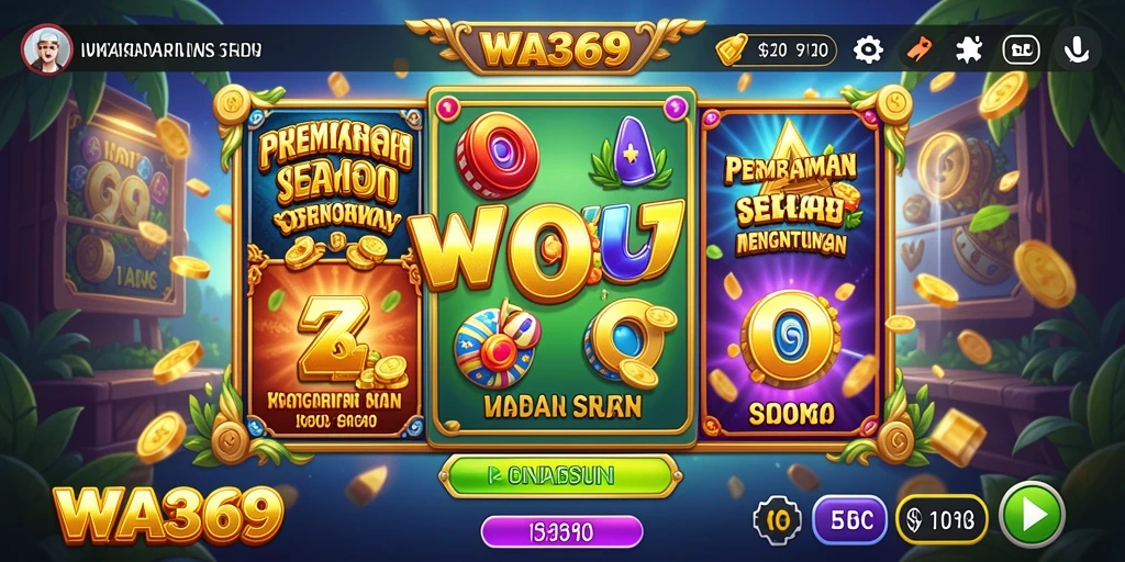 Tampilan gameplay seru dari permainan Slot WA369 yang menghibur.
